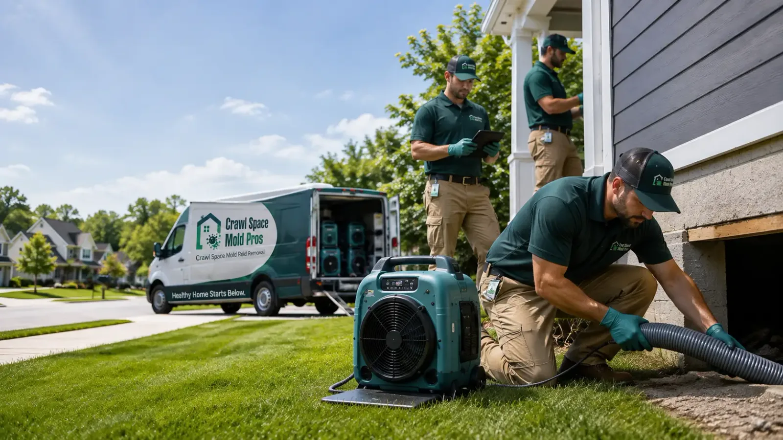 Crawl Space Mold Removal in Evanston, IN